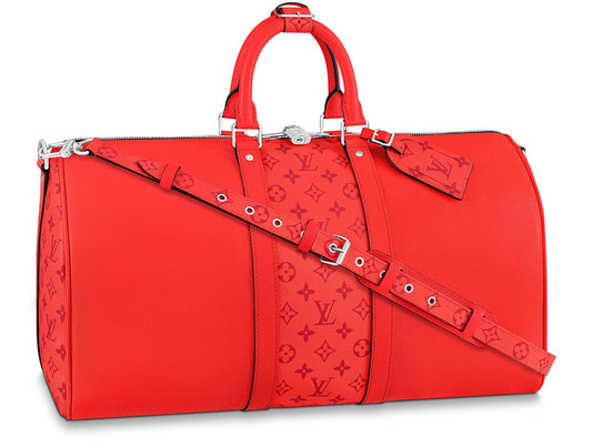 Louis Vuitton Keepall 50 Rouge Taigarama