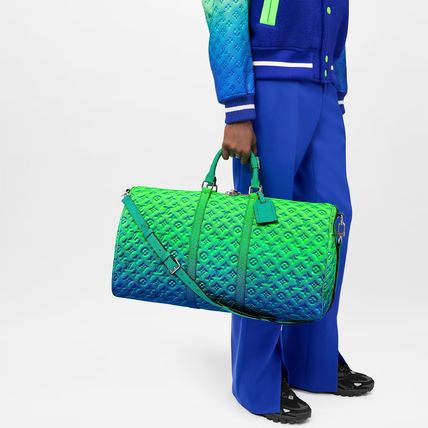 Louis Vuitton Keepall 50 Taurillon Illusion Green