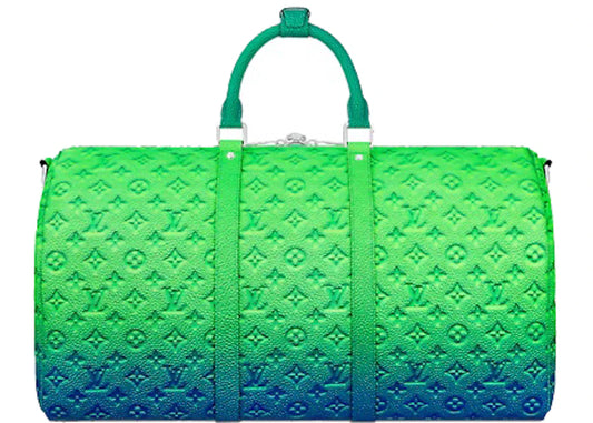 Louis Vuitton Keepall 50 Taurillon Illusion Green