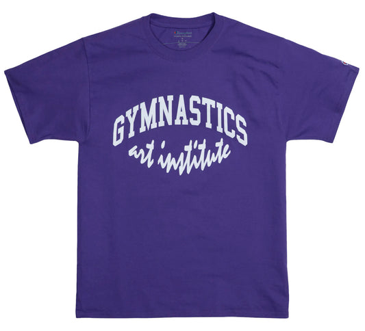 Virgil Abloh Tee Gymnastics Art Institute Purple