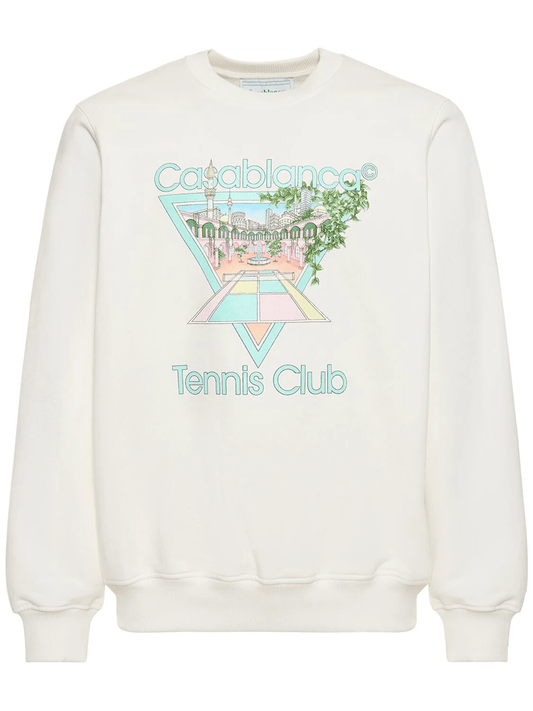 Casablanca Sweat White Tennis Club