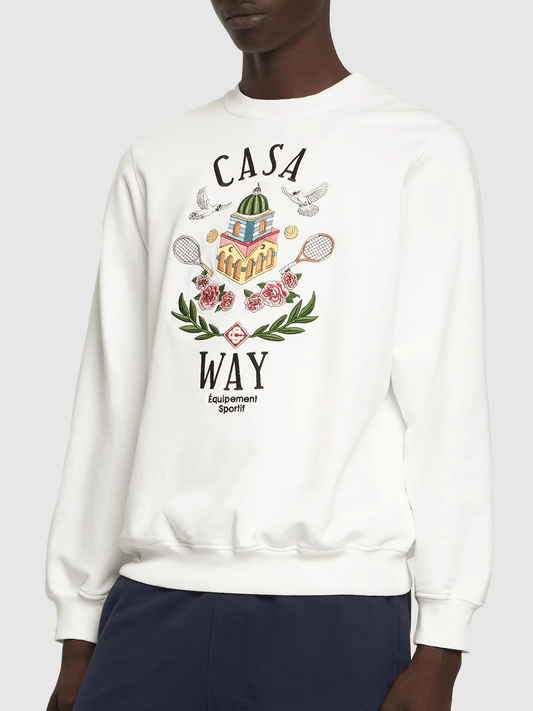 Casablanca Sweat White Casa Way