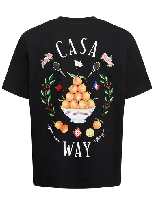 Casablanca Tee Black Casa Way