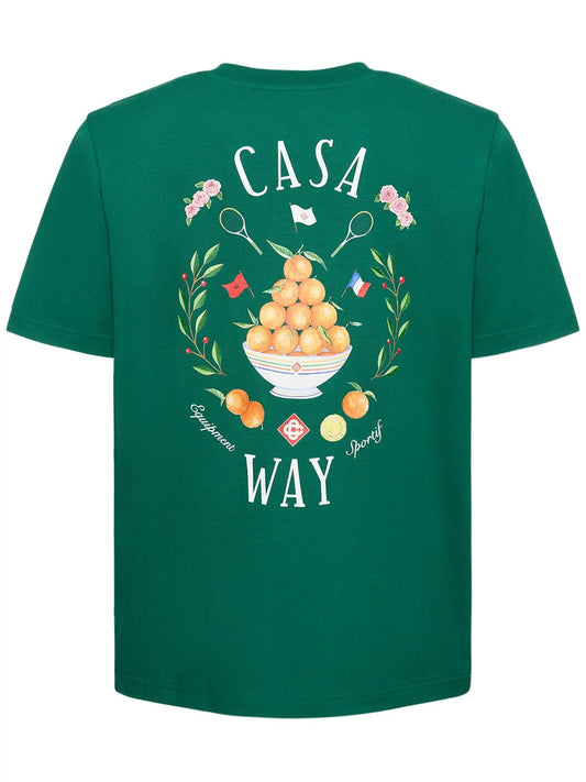 Casablanca Tee Vert Casa Way