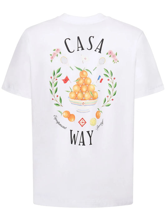 Casablanca Tee White Casa Way