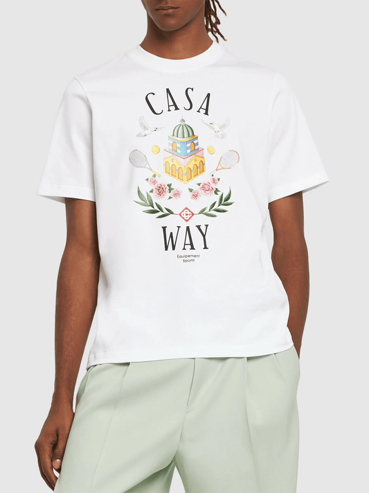 Casablanca Tee White Casa Way