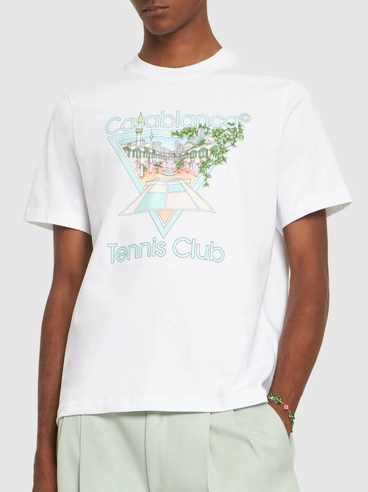 Casablanca Tee White Tennis Club