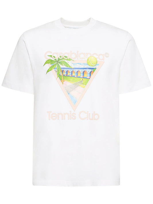 Casablanca Tee White Tennis Club