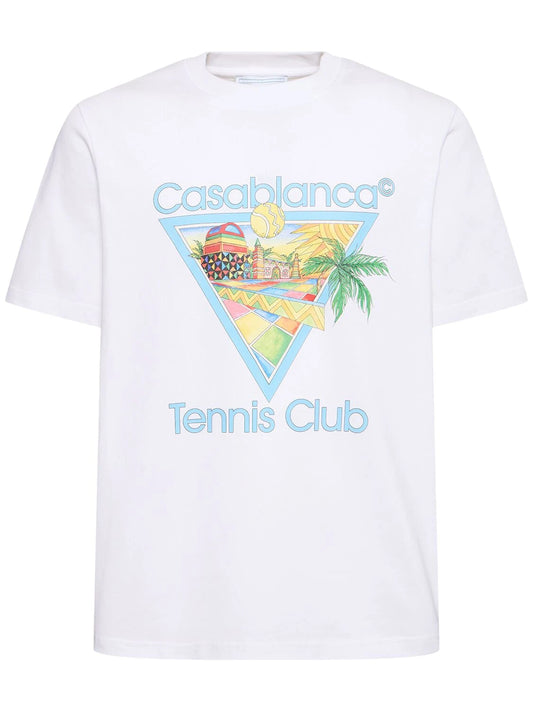 Casablanca Tee White Tennis Club