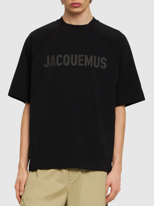 Jacquemus T-Shirt Typo Black
