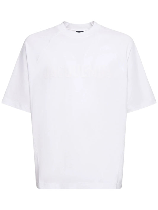 Jacquemus T-Shirt Typo Blanc