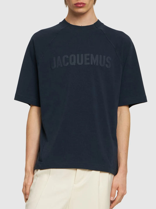Jacquemus T-Shirt Typo Navy