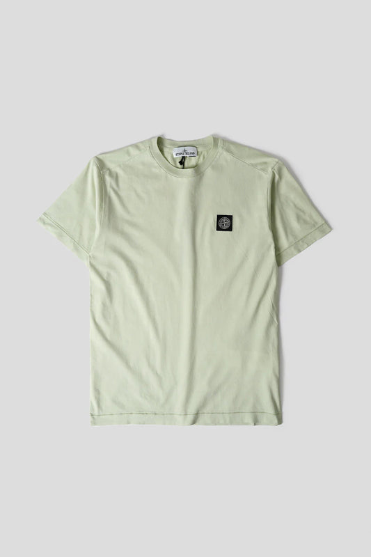 Stone Island T-Shirt Ecusson vert pistache