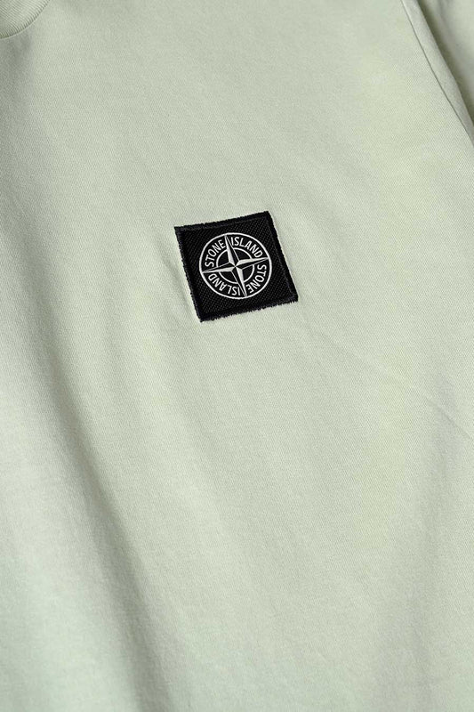 Stone Island T-Shirt Ecusson vert pistache