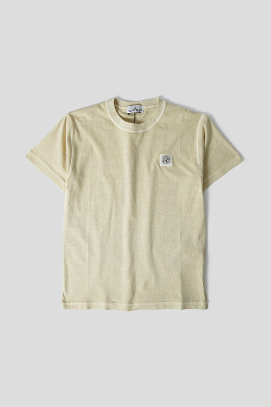 Stone Island T-Shirt Fissato Ecru