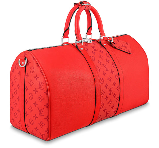 Louis Vuitton Keepall 50 Rouge Taigarama