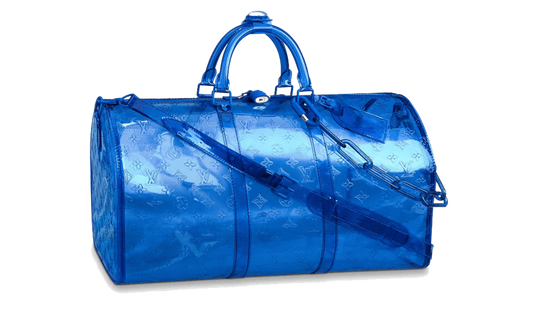 Louis Vuitton Keepall Monogram Bandouliere 50 Blue