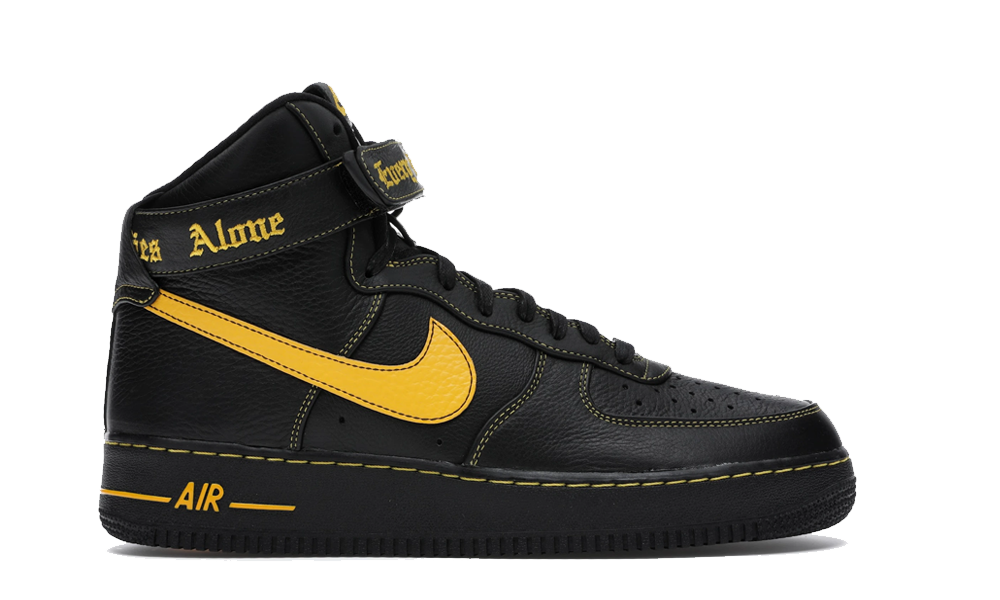 Air Force One High VLONE University Gold