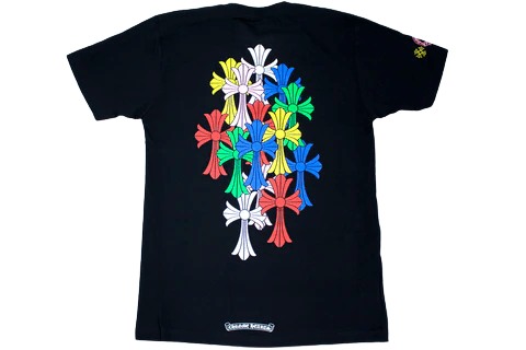 T-Shirt Chrome Hearts Multi Color Cross Cemetery